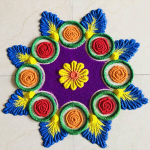 Easy & Colorful Rangoli Designs