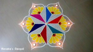 Flower Design Rangoli