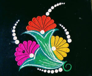Easy & Colorful Rangoli Designs