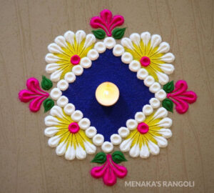 Bright & beautiful rangoli design