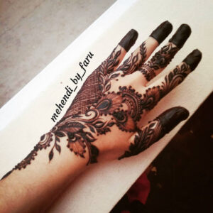 Arabic Bridal Mehandi Design