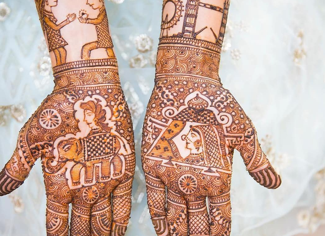 50 Simple Bridal Mehandi Design & How To Get The Darkest Color