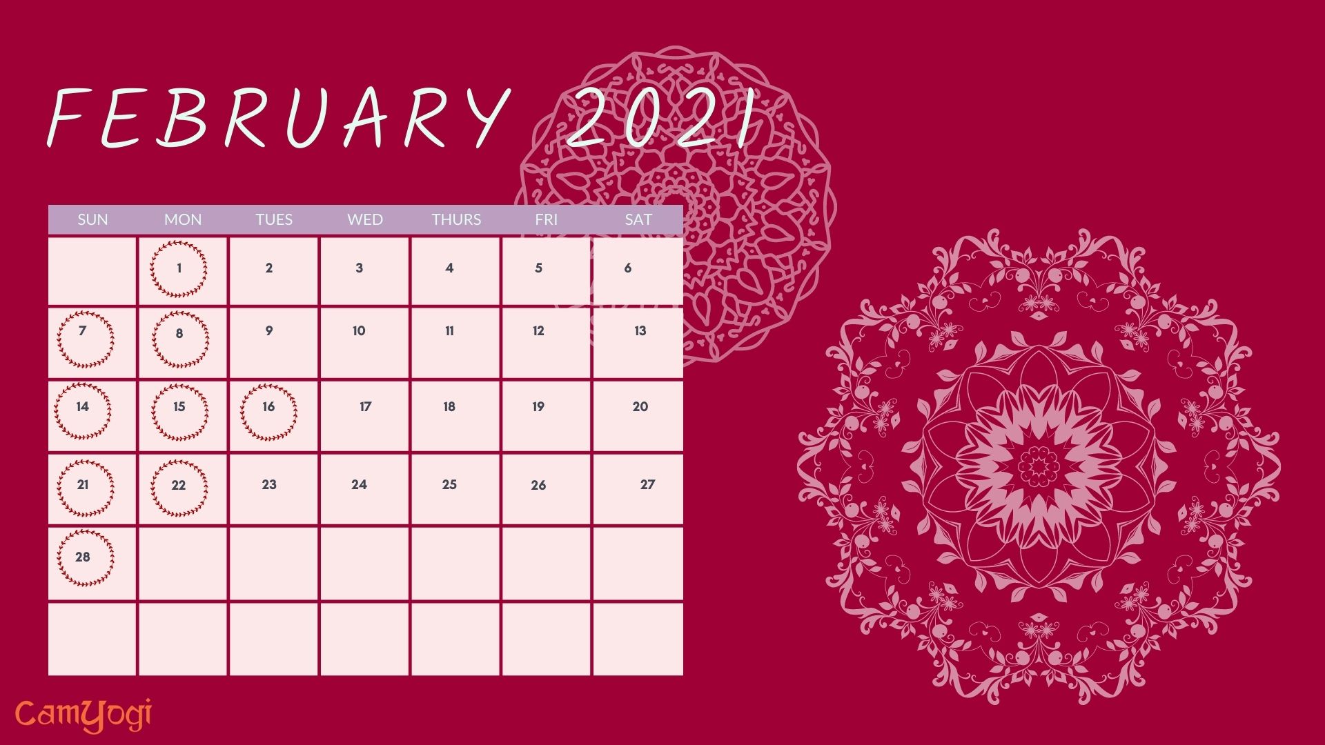 marriage dates in 2021- February