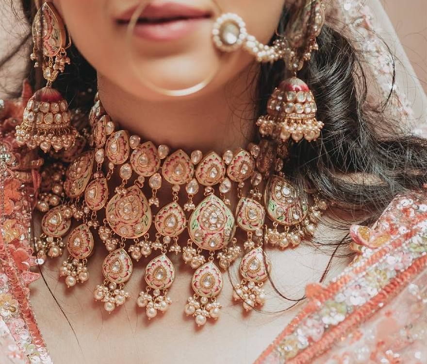 Meenakari Bridal Jewellery Set