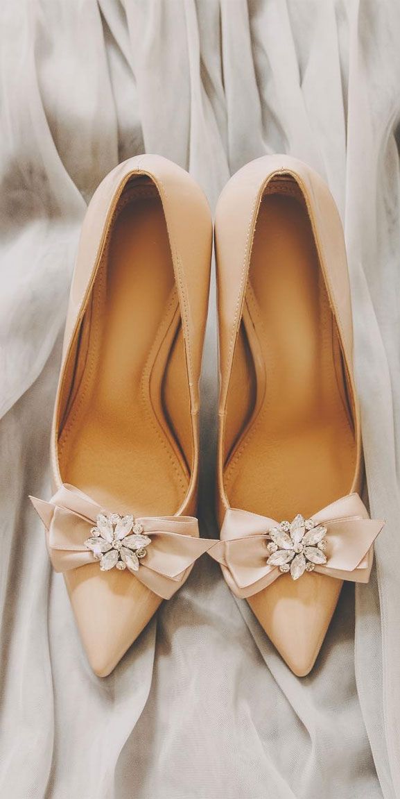 Nude wedding shoes
