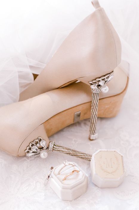 Nude wedding shoes
