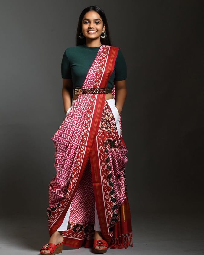 The Belted Saree Draping