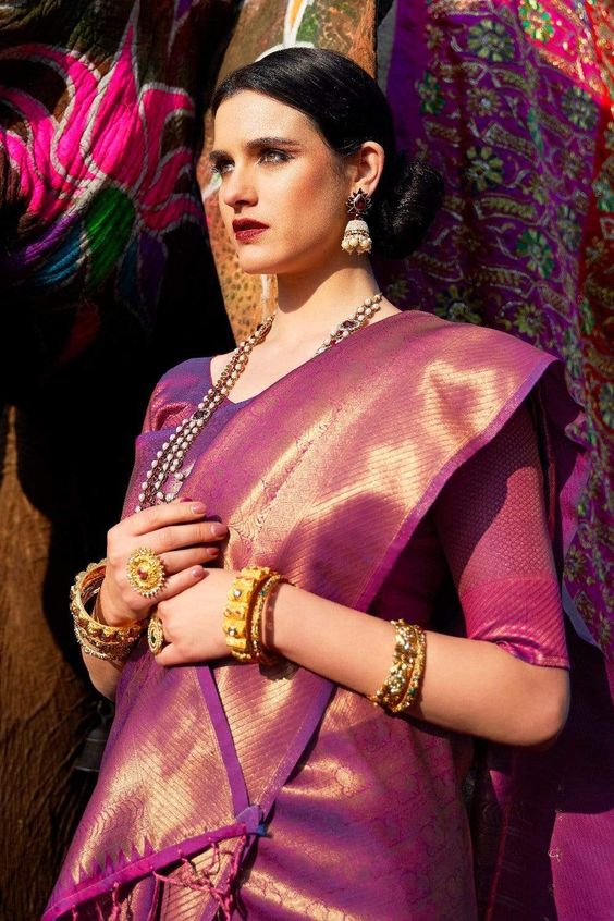 Top 15 Beautiful Wedding Kanjivaram Saree Styles & Designs